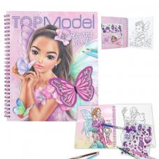 Книжка за оцветяване TOPModel With Sequins FAIRY LOVE