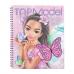 Книжка за оцветяване TOPModel With Sequins FAIRY LOVE