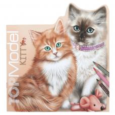 Книжка за оцветяване TOPModel коте