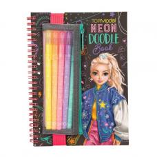 Книжка за оцветяване с химикали TOPModel Neon Doodle Book